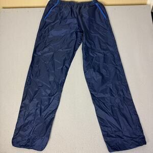 Red Ledge Navy Blue Rain Pants XL Waterproof Nylon Packable Outdoor Hiking